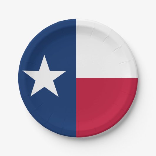 Texas Flag Teller, Party, Sport, Texas Pappteller (Vorderseite)