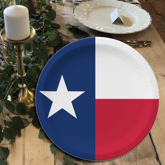 Texas Flag Teller, Party, Sport, Texas Pappteller