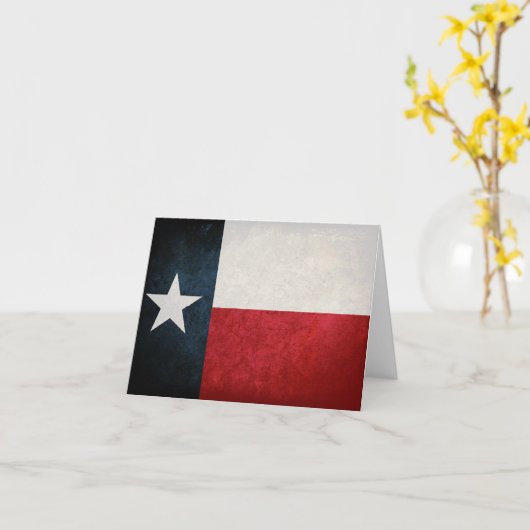 Texas Flag; Texan; Karte (Gelbe Blume)