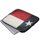 Texas Flag; Texan; Laptopschutzhülle (Vorne Knopf)