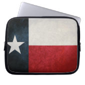 Texas Flag; Texan; Laptopschutzhülle (Vorderseite)