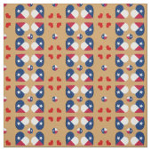 Texas Flag & Texas Hearts mode Fabric / USA Stoff (Muster)