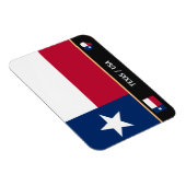 Texas Flag & Texas Staat /travel America Magnet (Rechte Seite)