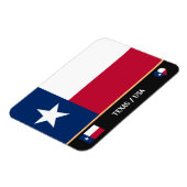 Texas Flag & Texas Staat /travel America Magnet (Linke Seite)
