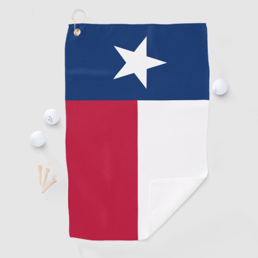 Texas Flag & Texas Staat USA Golf / Sportfans Golfhandtuch (Insitu)