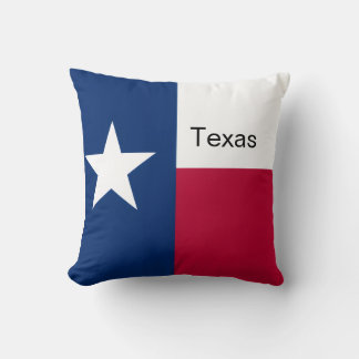 Texas flag throw Pillow Kissen