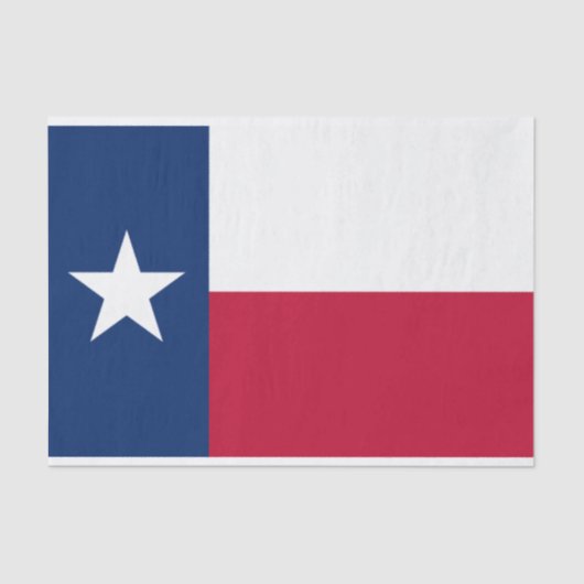 Texas Flag Tissue Paper Seidenpapier (Vorderseite)