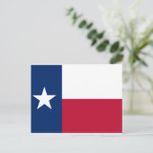 Texas Flag USA Postkarte (Stehend Vorderseite)