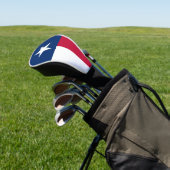 Texas Flag - Vertikale Anzeige Golf Headcover (In SItu)