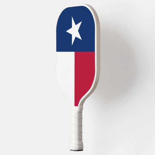 Texas Flag - Vertikale Anzeige Pickleball Schläger (Links)