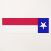 Texas Flag Yoga Mat Yogamatte (Vorderseite (Horizontal))