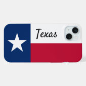 Texas-Flag-Zelle IPhone 15 pro Fall Abdeckung Hülle (Rückseite (Horizontal))