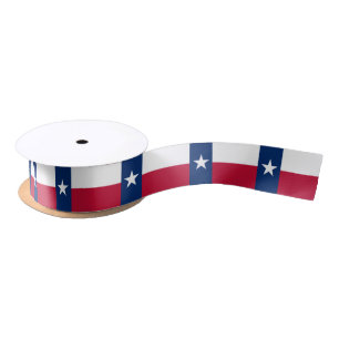 Texas-Flagge, amerikanisches Staatsflaggenband Satinband