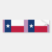 Texas-Flagge Autoaufkleber (Vorne)