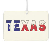 Texas-Flagge Autolufterfrischer (Rückseite)