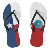 Texas-Flagge Badesandalen (Fußbett)