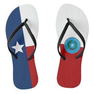 Texas-Flagge Badesandalen