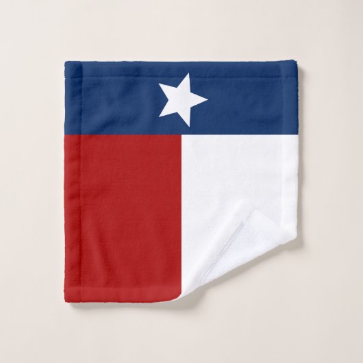 Texas-Flagge Badhandtuch Set (Waschlappen)