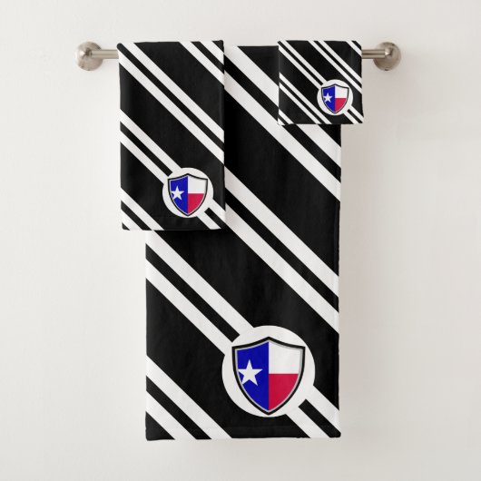 Texas-Flagge Badhandtuch Set (Insitu)