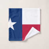Texas-Flagge Badhandtuch Set (Waschlappen)