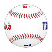 Texas-Flagge Baseball (Vorderseite)