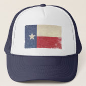 Texas-Flagge, beunruhigt Truckerkappe (Vorderseite)