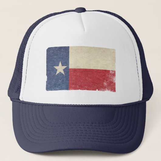Texas-Flagge, beunruhigt Truckerkappe (Vorderseite)