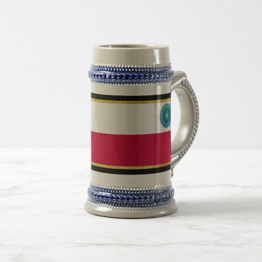 Texas-Flagge Bierglas (VorderseiteRechts)