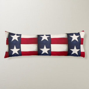 Texas-Flagge Body Pillow Seitenschläferkissen