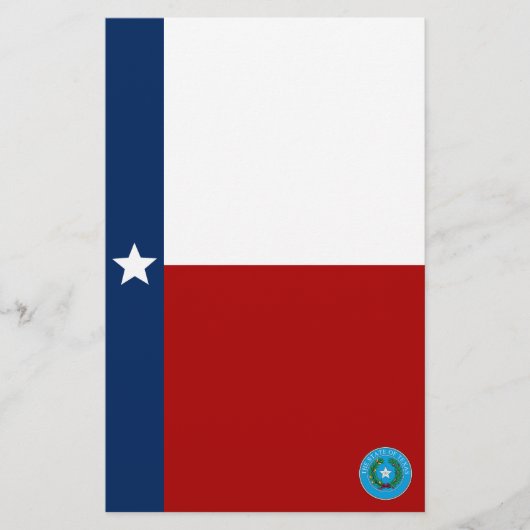 Texas-Flagge Briefpapier (Vorderseite)