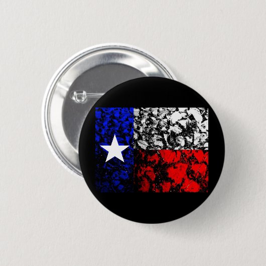Texas-Flagge Button (Vorne & Hinten)
