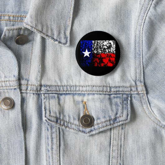 Texas-Flagge Button (Beispiel)