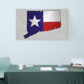 Texas-Flagge Connecticut-Konturfahne Banner (Messeveranstaltung)
