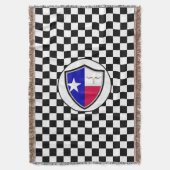 Texas-Flagge Decke (Vorderseite Vertikal)