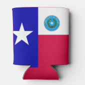 Texas-Flagge Dosenkühler (Rückseite)
