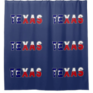 Texas-Flagge Duschvorhang