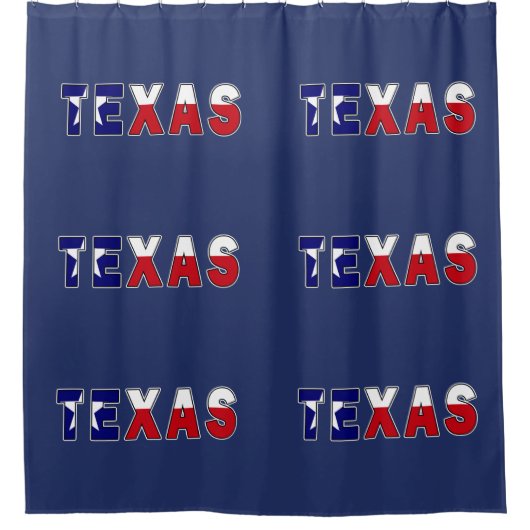 Texas-Flagge Duschvorhang (Vorderseite)