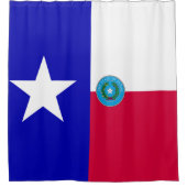 Texas-Flagge Duschvorhang (Vorderseite)