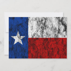 texas-Flagge Einladung