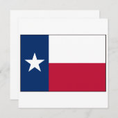 Texas-Flagge Einladung (Vorne/Hinten)