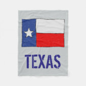 Texas-Flagge Fleecedecke (Vorderseite)