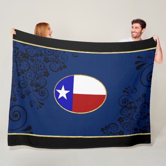 Texas-Flagge Fleecedecke (Beispiel)