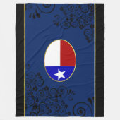 Texas-Flagge Fleecedecke (Vorderseite)