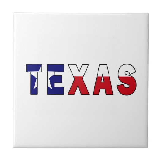 Texas-Flagge Fliese (Vorderseite)