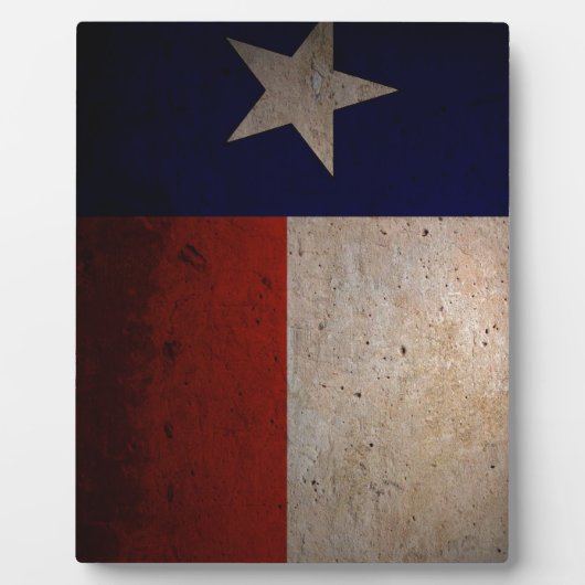 Texas-Flagge Fotoplatte (Vorderseite)