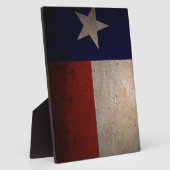 Texas-Flagge Fotoplatte (Seite)