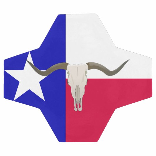 Texas-Flagge Fußball (Flach)