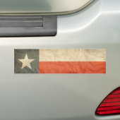 Texas-Flagge gealtert Autoaufkleber (Auf Auto)