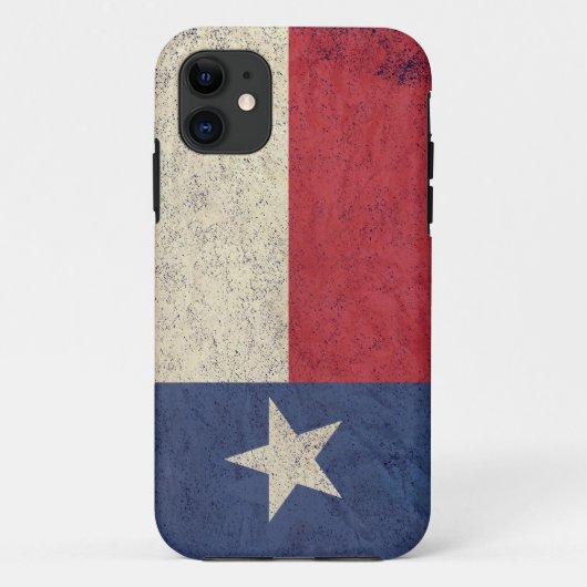 Texas-Flagge gealtert Case-Mate iPhone Hülle (Rückseite)