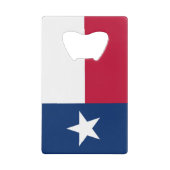 Texas-Flagge Geldkarten Flaschenöffner (Vorderseite)